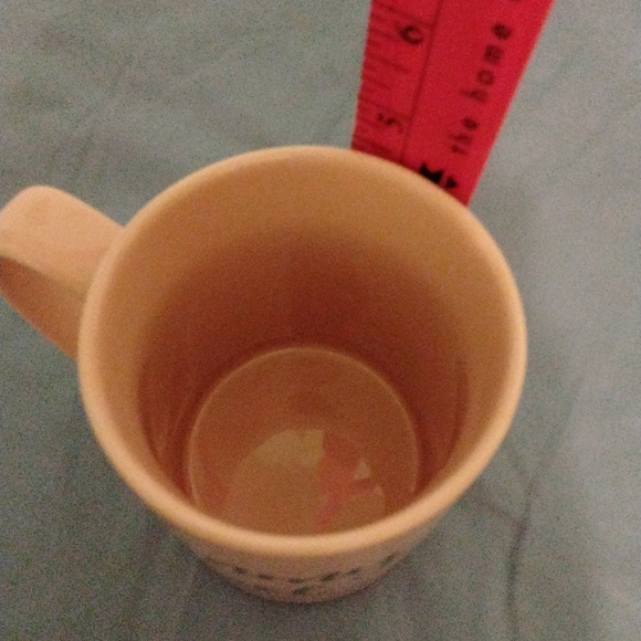 "Mommy Fuel" soft pink coffee mug with metallic gold graphic New! - Picture 3 of 5